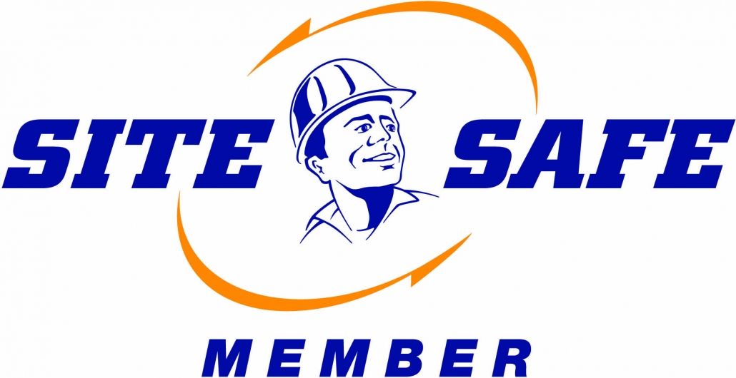 Site Safe Member. Erect Scaffolding Ltd. Canterbury.
